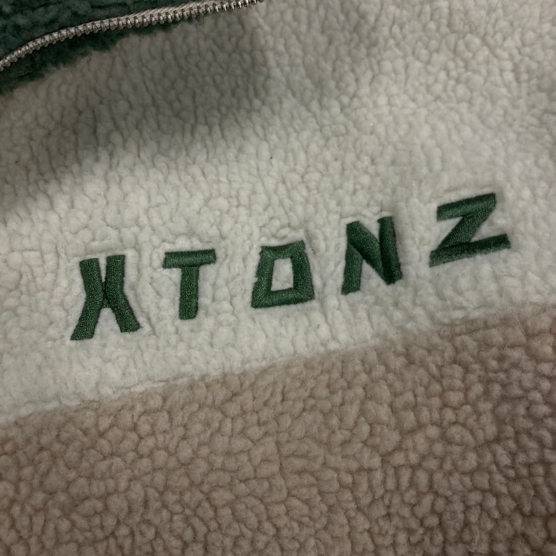 엑스톤즈 믹스 컬러 쉐르파 자켓 상품이미지3