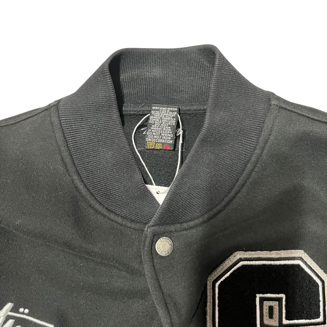 스투시 스탁 패치 자수 로고 코튼 바시티 스타디움 자켓 상품이미지4