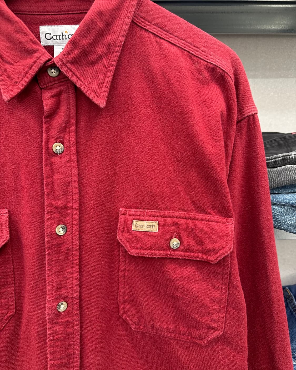 (XL)칼하트 헤비울 셔츠-M1759 상품이미지2