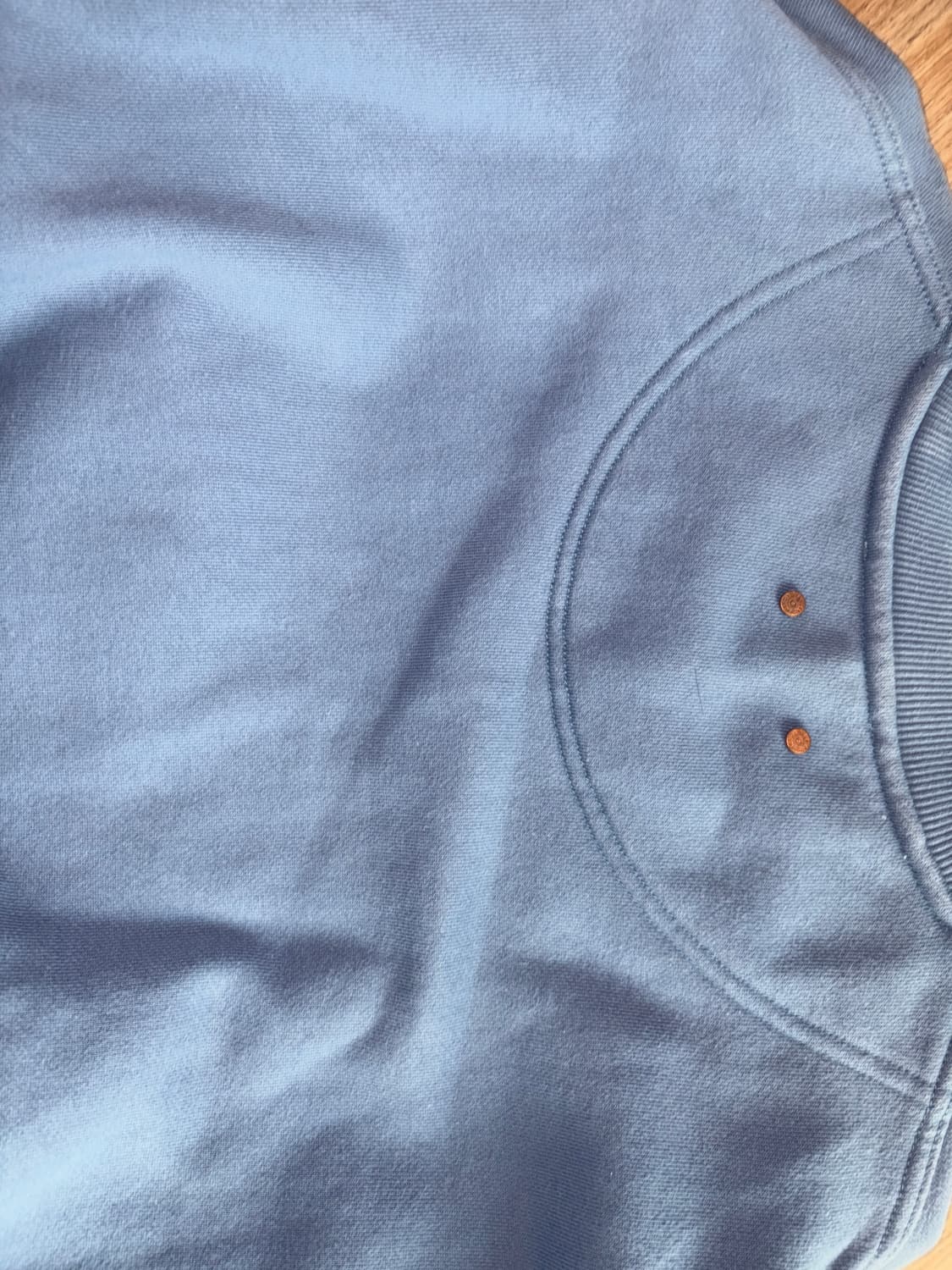 앤더슨벨 시그니처 컬렉션 맨투맨 M 블루 상품이미지4