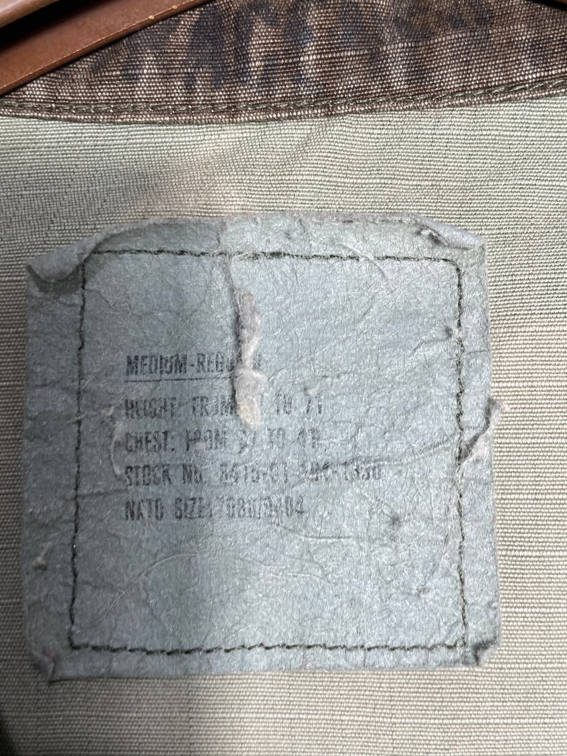 미군 오리지널 우드랜드 군복 자켓 M/R 상품이미지2