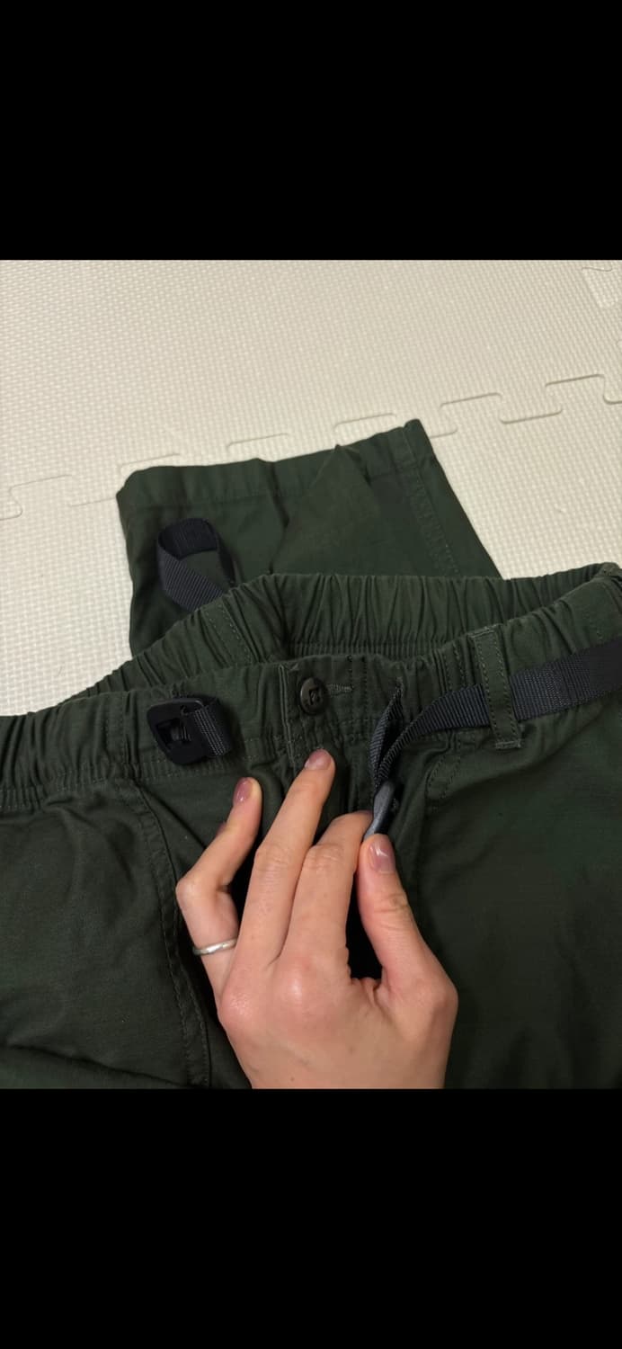 그라미치 백새틴 루즈 테이퍼드 팬츠 상품이미지2