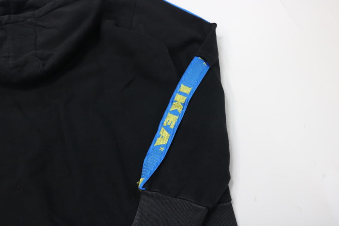 IKEA 이케아 박스로고 커스텀 블랙 후드티 (M) 상품이미지10
