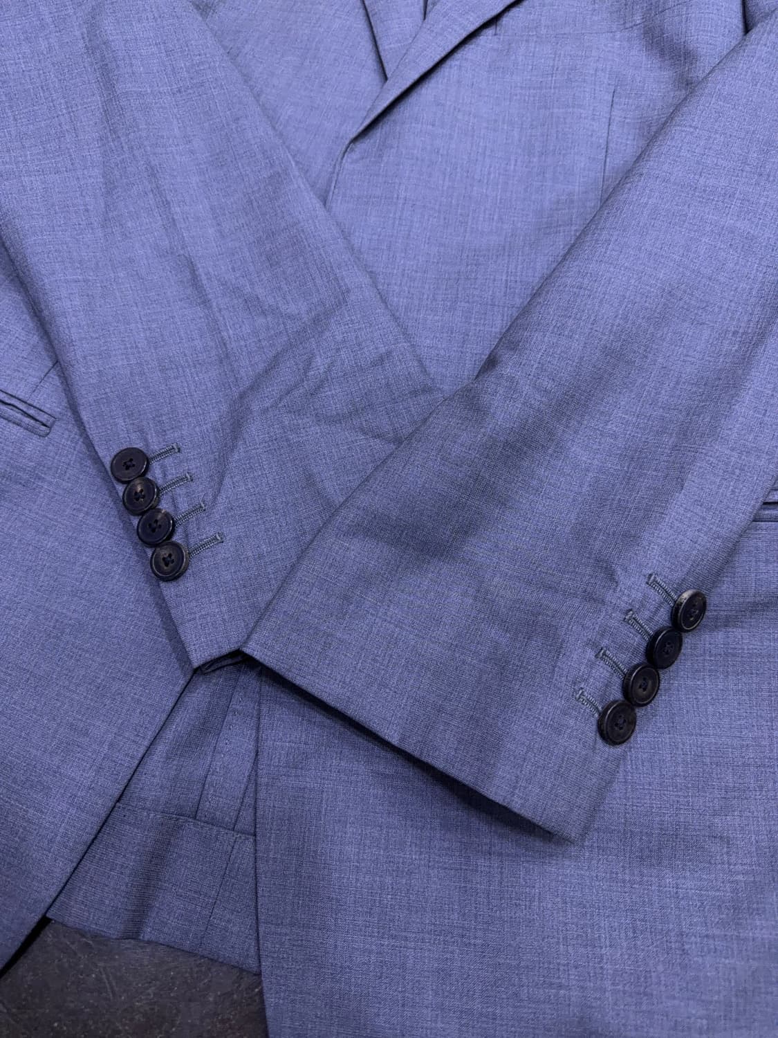 시스템옴므 울 그레이 수트셋업 자켓 팬츠 슬랙스 46 상품이미지6