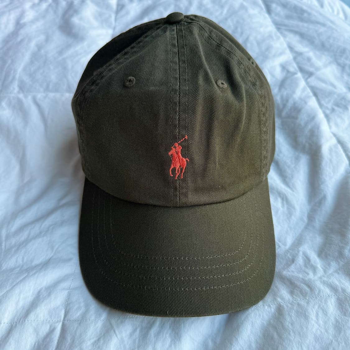 폴로랄프로렌 치노 모자 볼캡 카키 상품이미지1