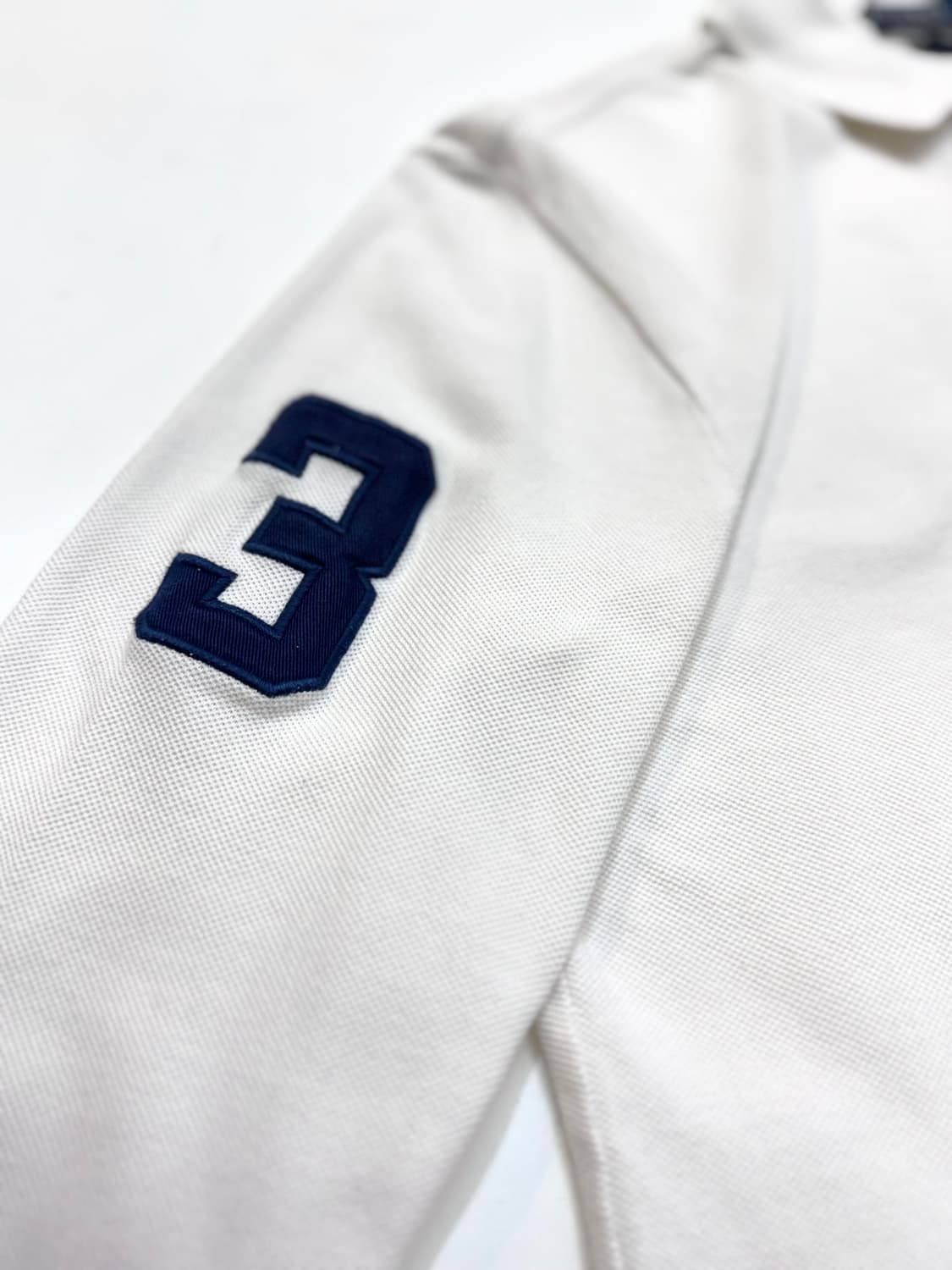 Polo 폴로 랄프로렌 빅포니 화이트 PK 카라 긴팔 티 상품이미지4