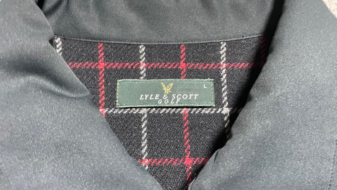 JPN 00s 일본 빈티지 클래식 아메카지 체크안감 블루종 해링턴 자켓 상품이미지8