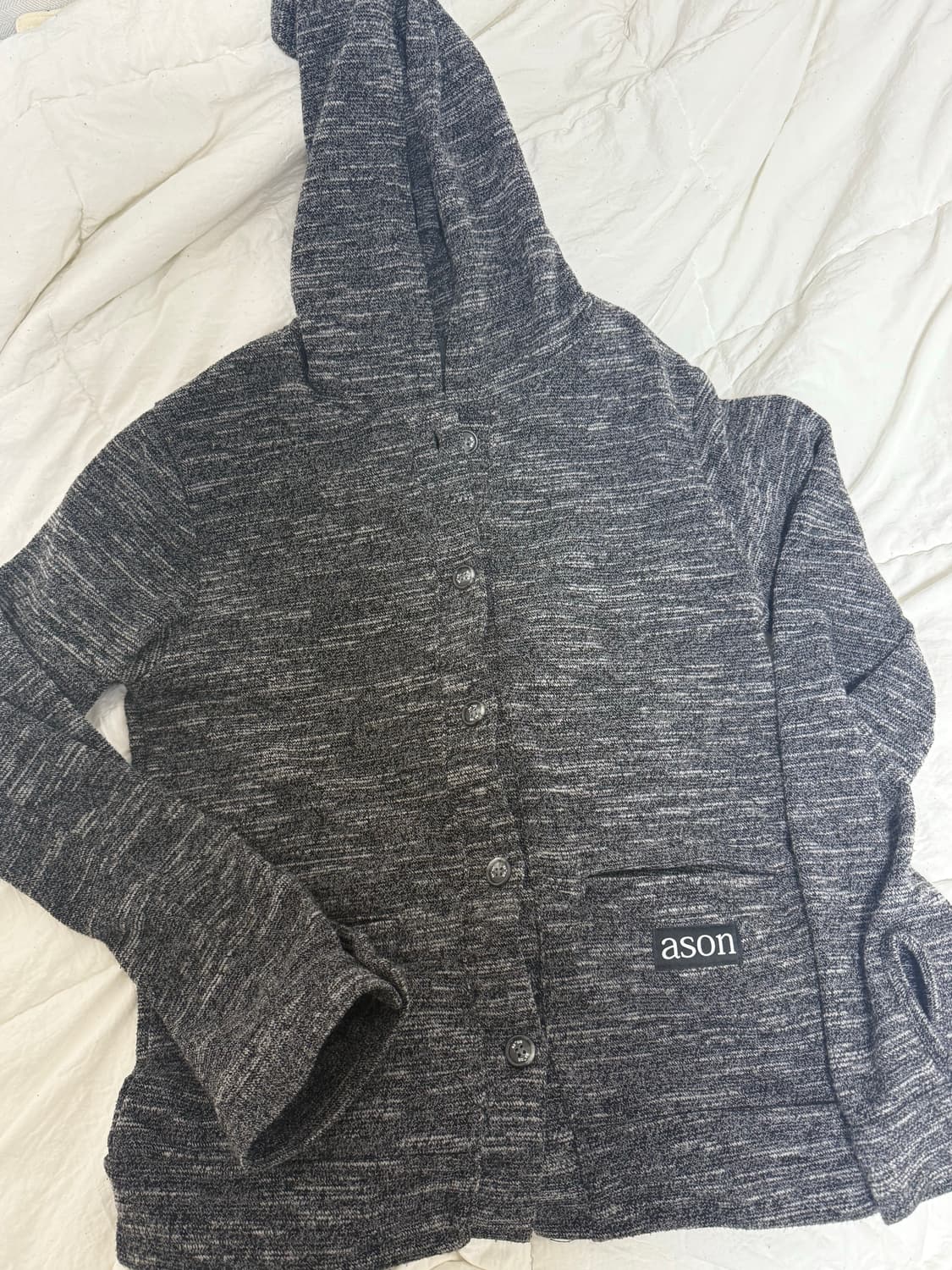 애즈온 선데이 후드 가디건 상품이미지2