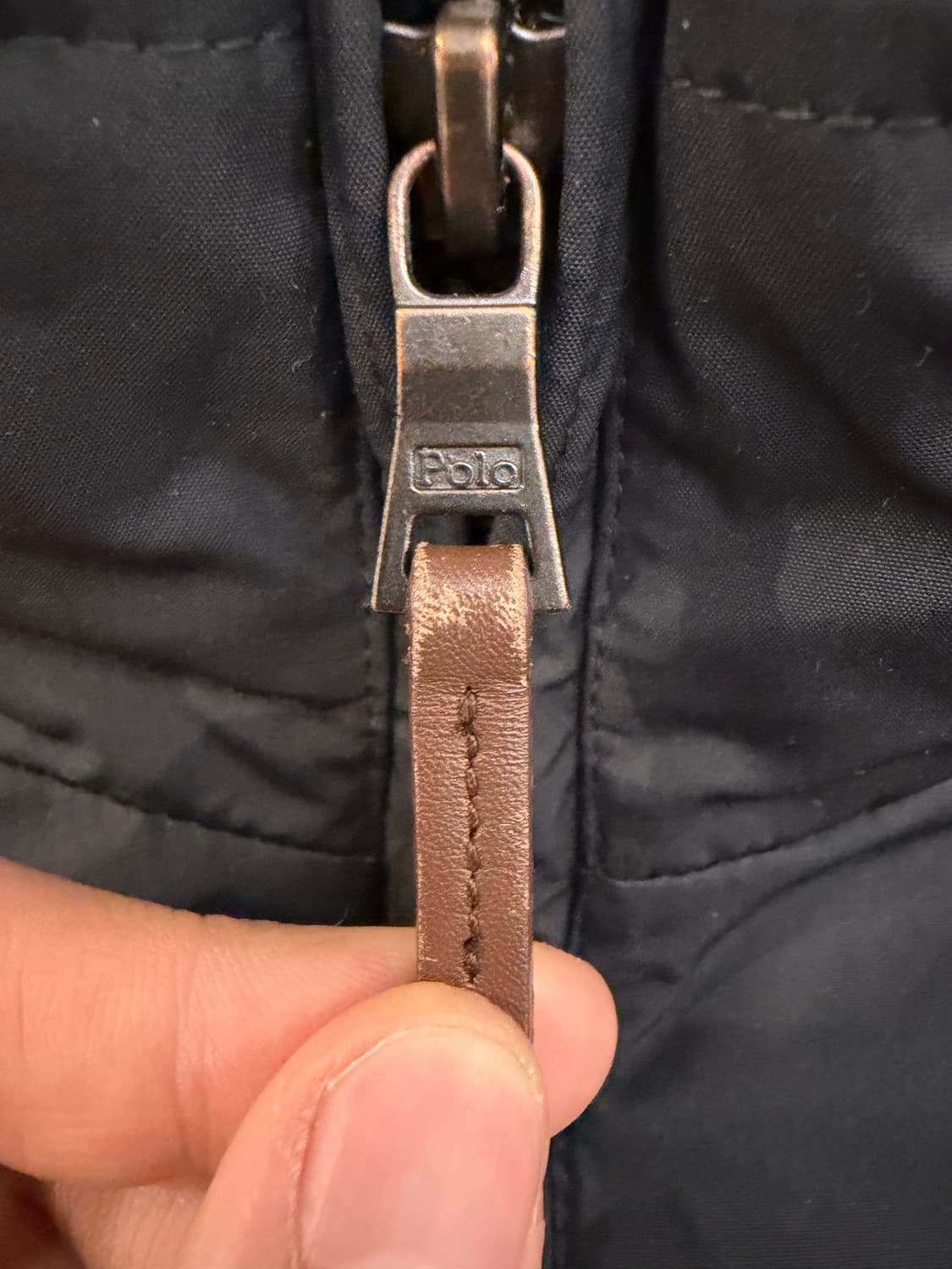 폴로 랄프로렌 폴리쉘 페리 스윙탑 봄버자켓 블랙 상품이미지3