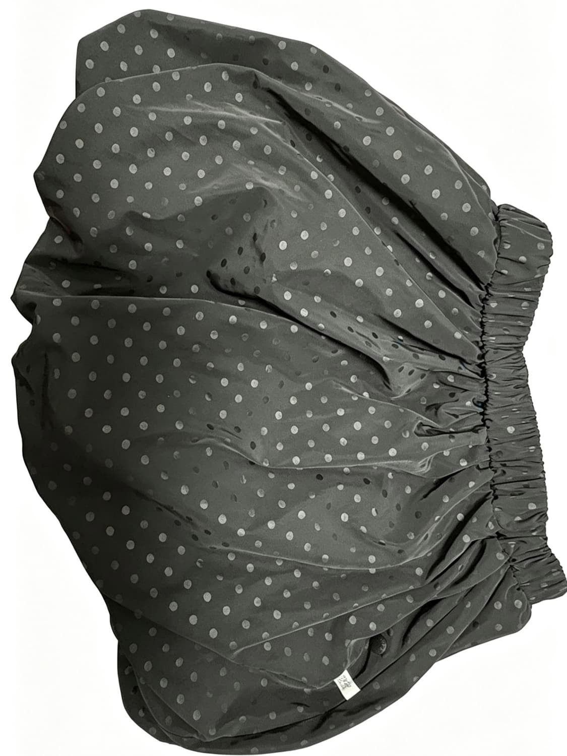 fancy club 블랙 도트 퍼프 미니스커트 상품이미지1