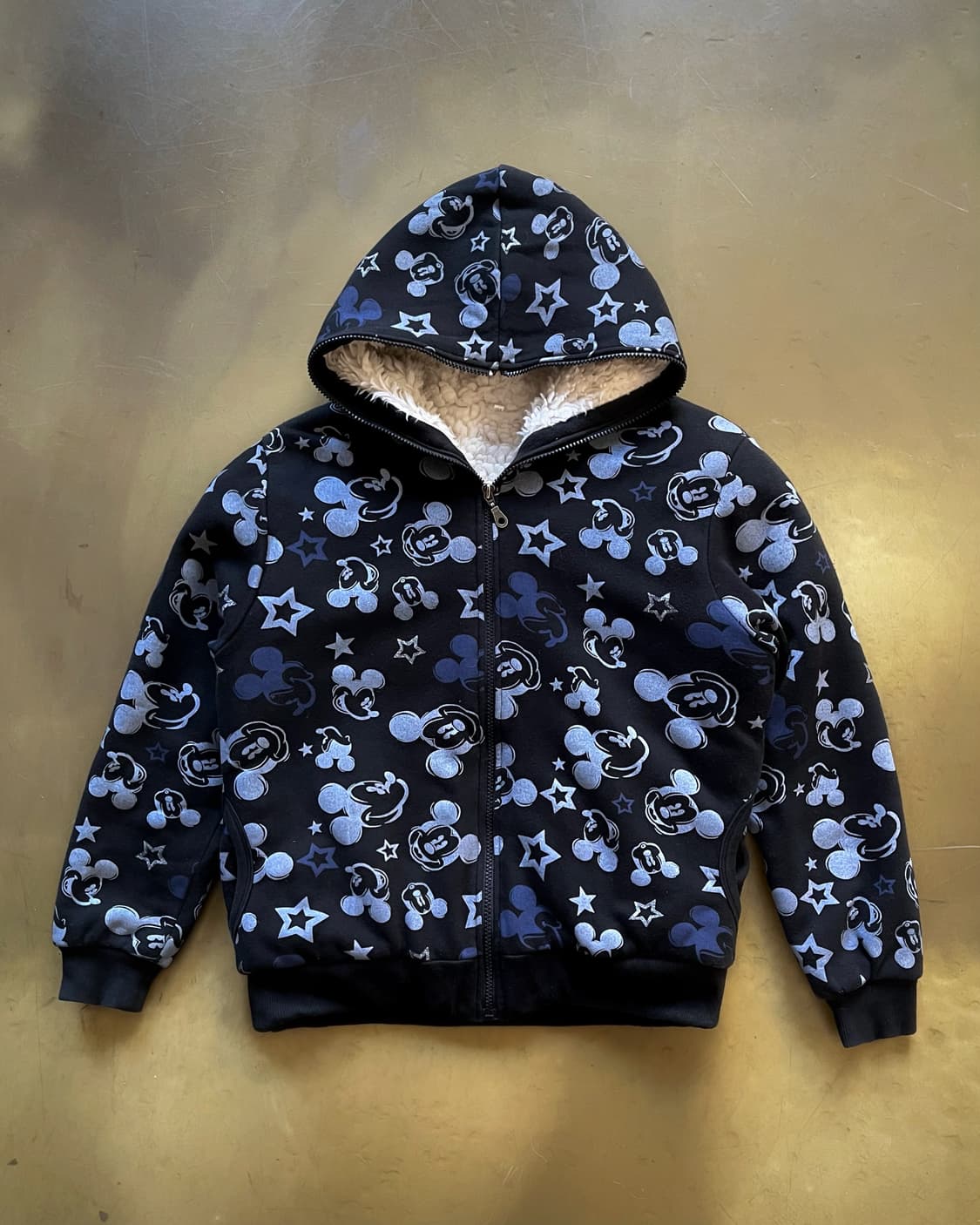 Old DISNEY Japan Fleece Lining Hood JK 상품이미지3