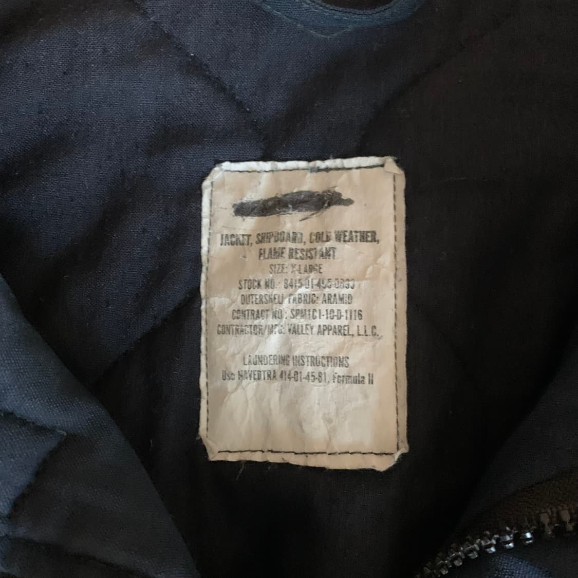 Usn 미해군 쉽보드 자켓 xl 상품이미지5