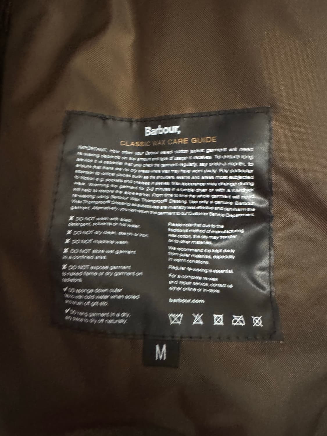 cp 컴퍼니 바버 콜라보 왁스자켓 새상품 상품이미지6