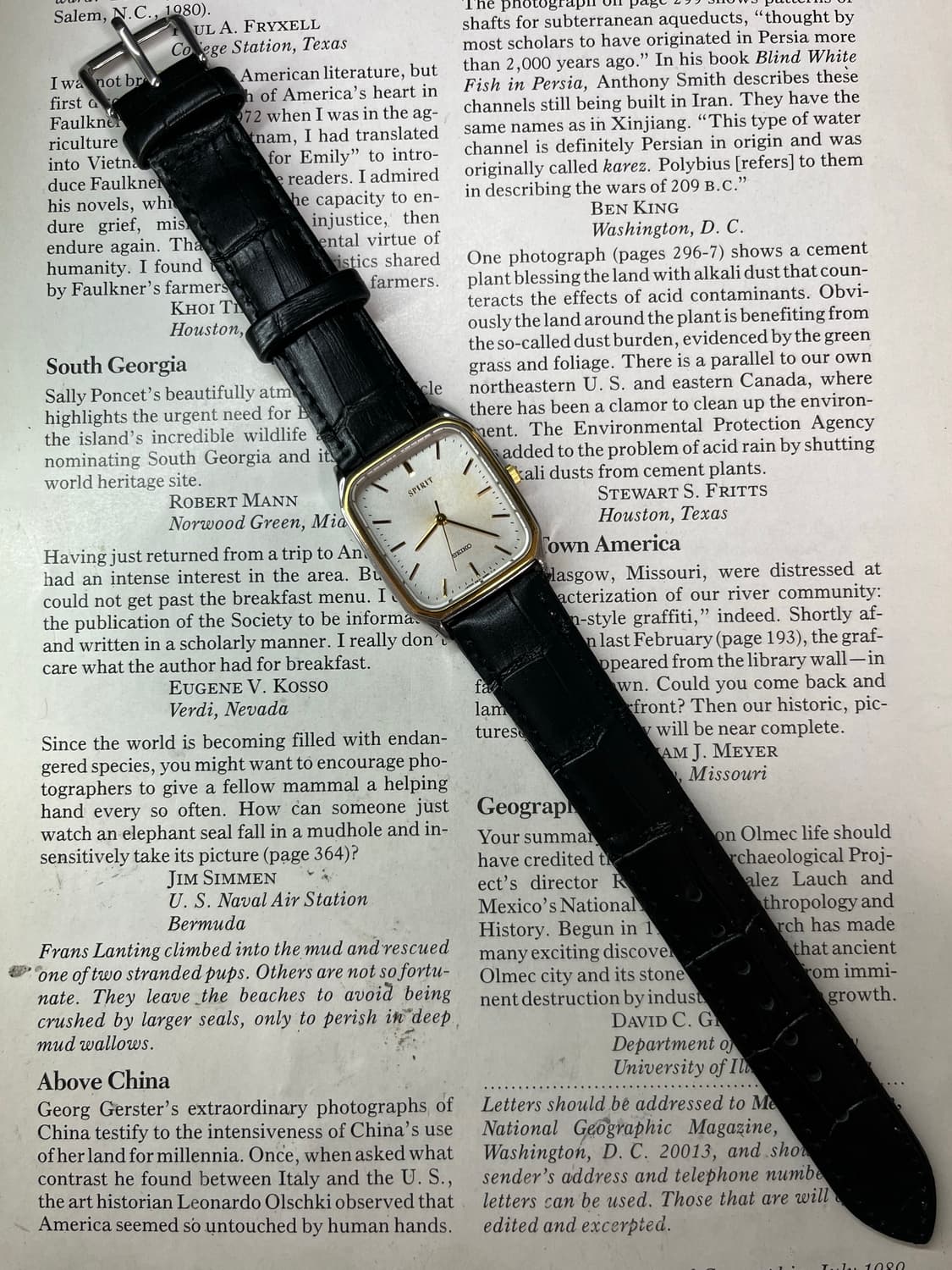 Seiko Quartz Spirit Tank Watch 상품이미지3