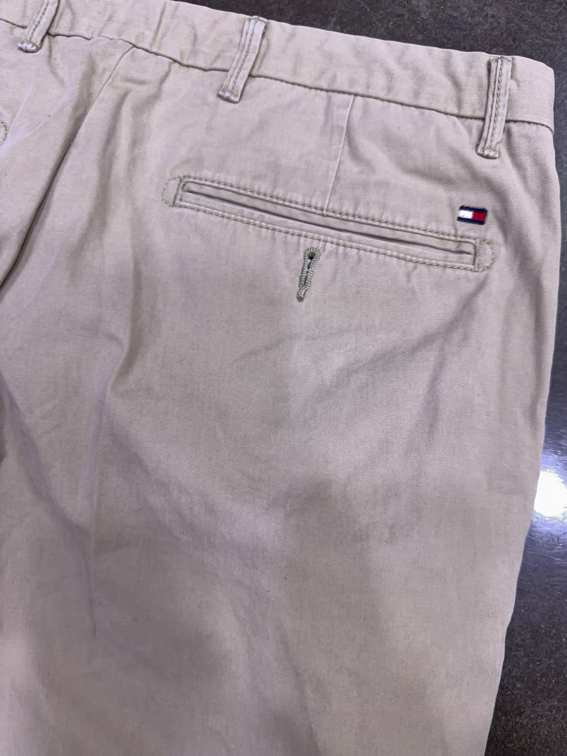 타미힐피거 레귤러핏 오가닉 코튼 머서 치노팬츠 베이지 34 상품이미지7