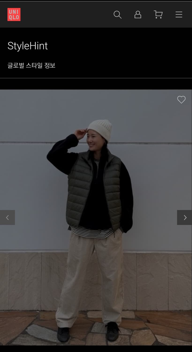 유니클로 남성  초 경량 패딩 조끼 L 상품이미지9