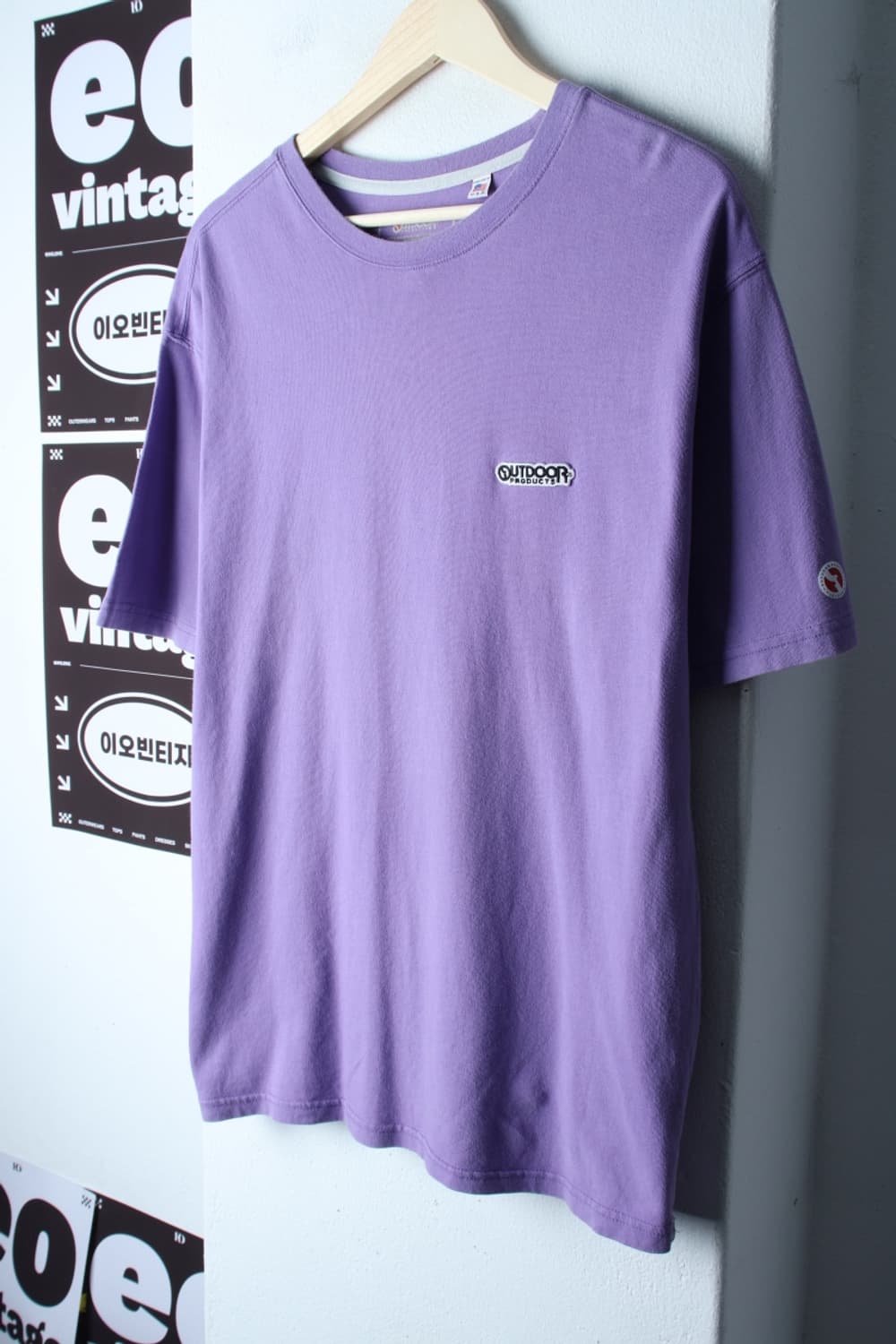(L-XL) 아웃도어 반팔 카라 티셔츠 작은사용감 퍼플-H3H33918 상품이미지1
