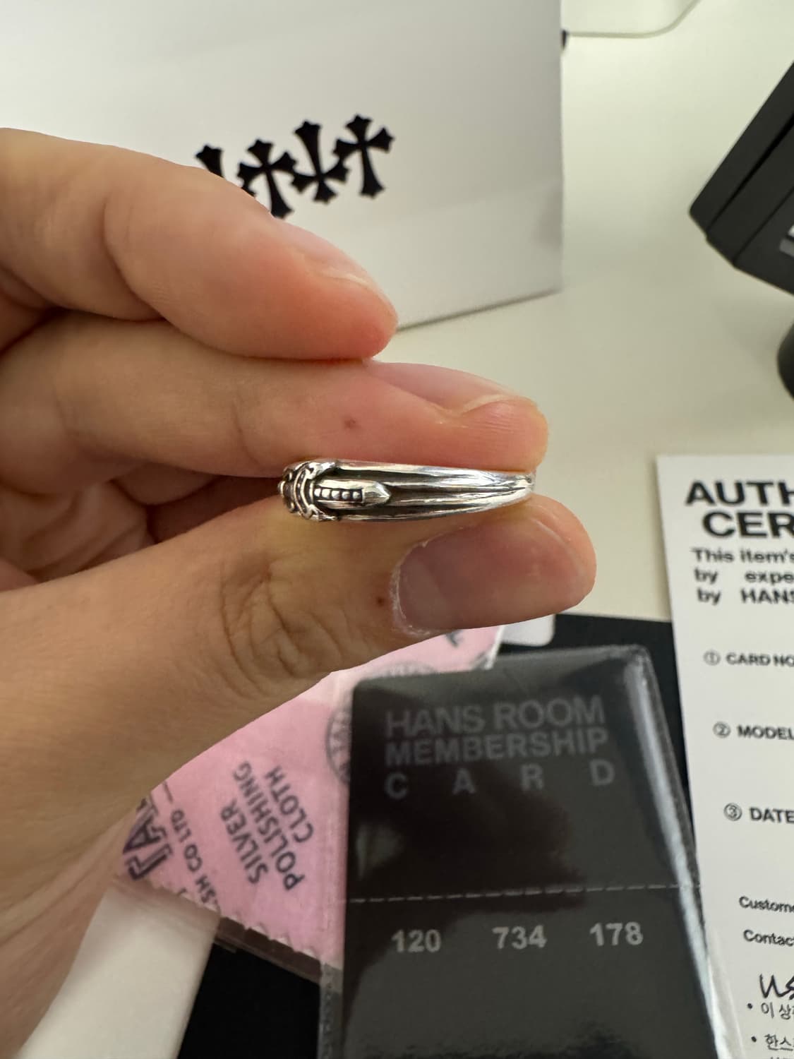 크롬하츠 베이비대거링 us 7.5 상품이미지6