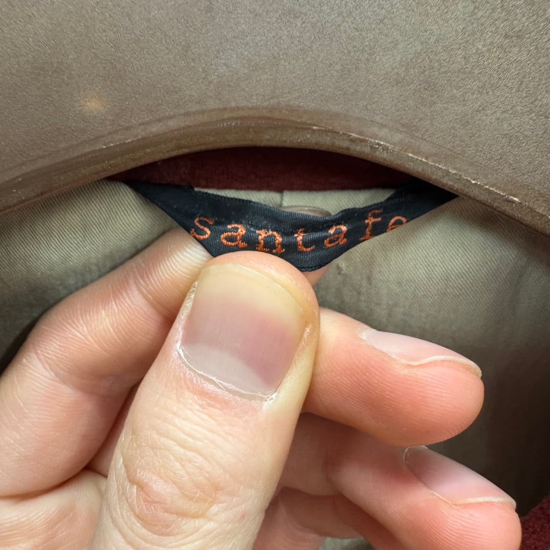 90s JPN VINTAGE 집업 바시티 자켓 크림 버건디 상품이미지9