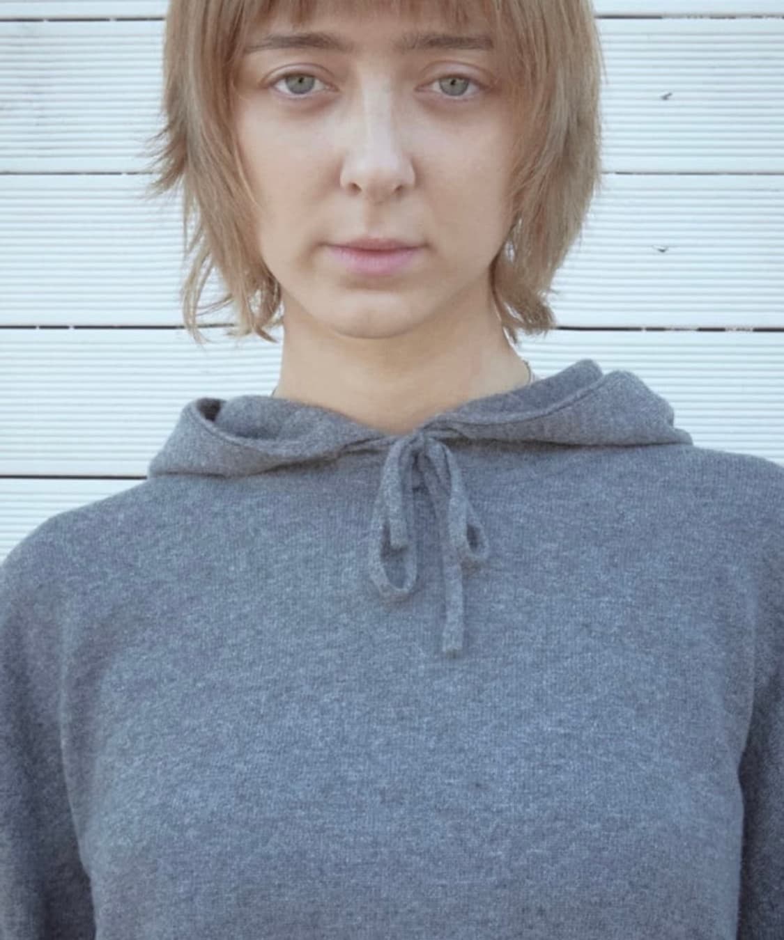 Mudule knit hoodie (black) 상품이미지1