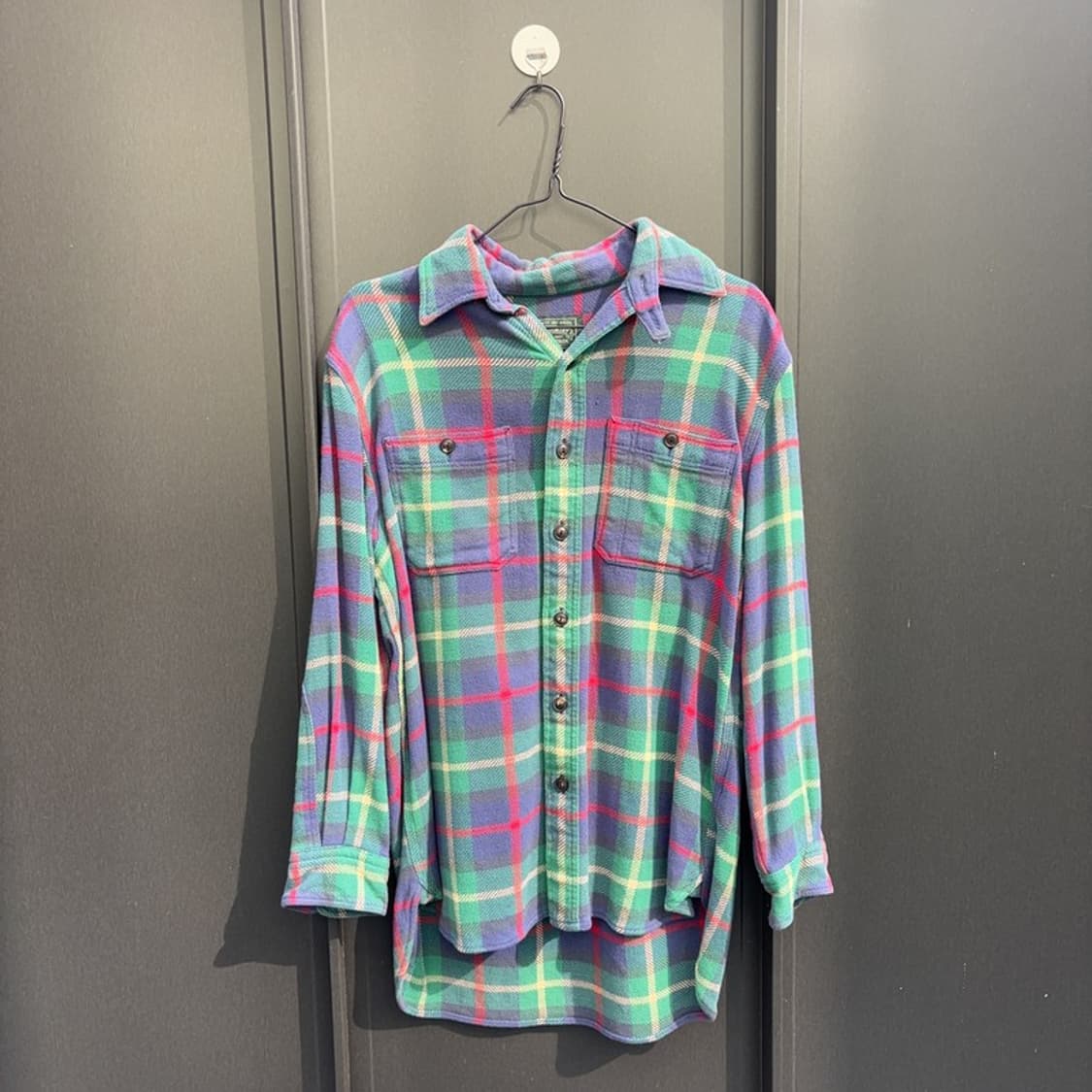 폴로 컴퍼니 빈티지 체크 긴팔 셔츠 S P00017 상품이미지1