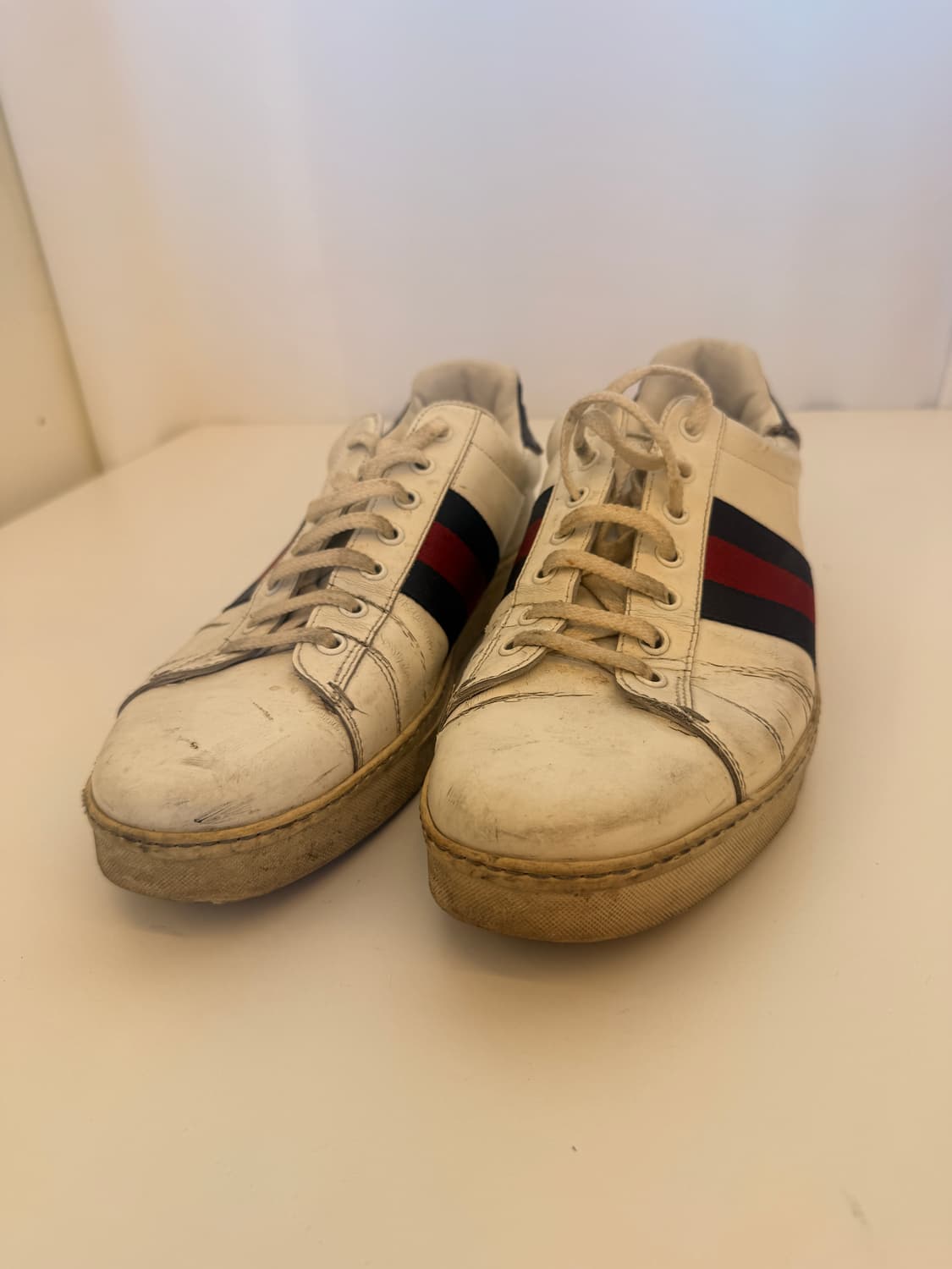 구찌(Gucci) 삼선 에이스 스니커즈  260mm 상품이미지2