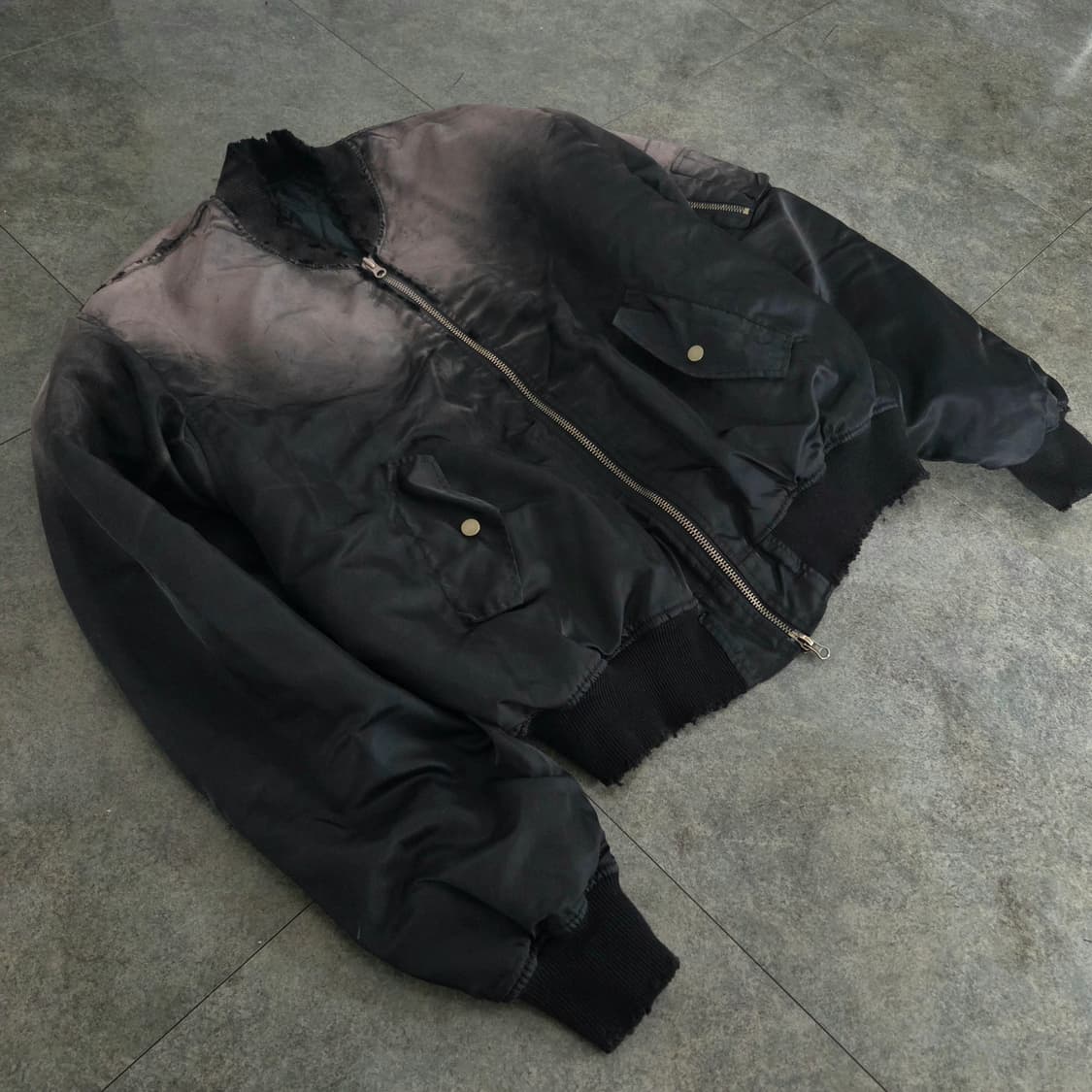 빈티지 워싱 항공자켓  상품이미지2