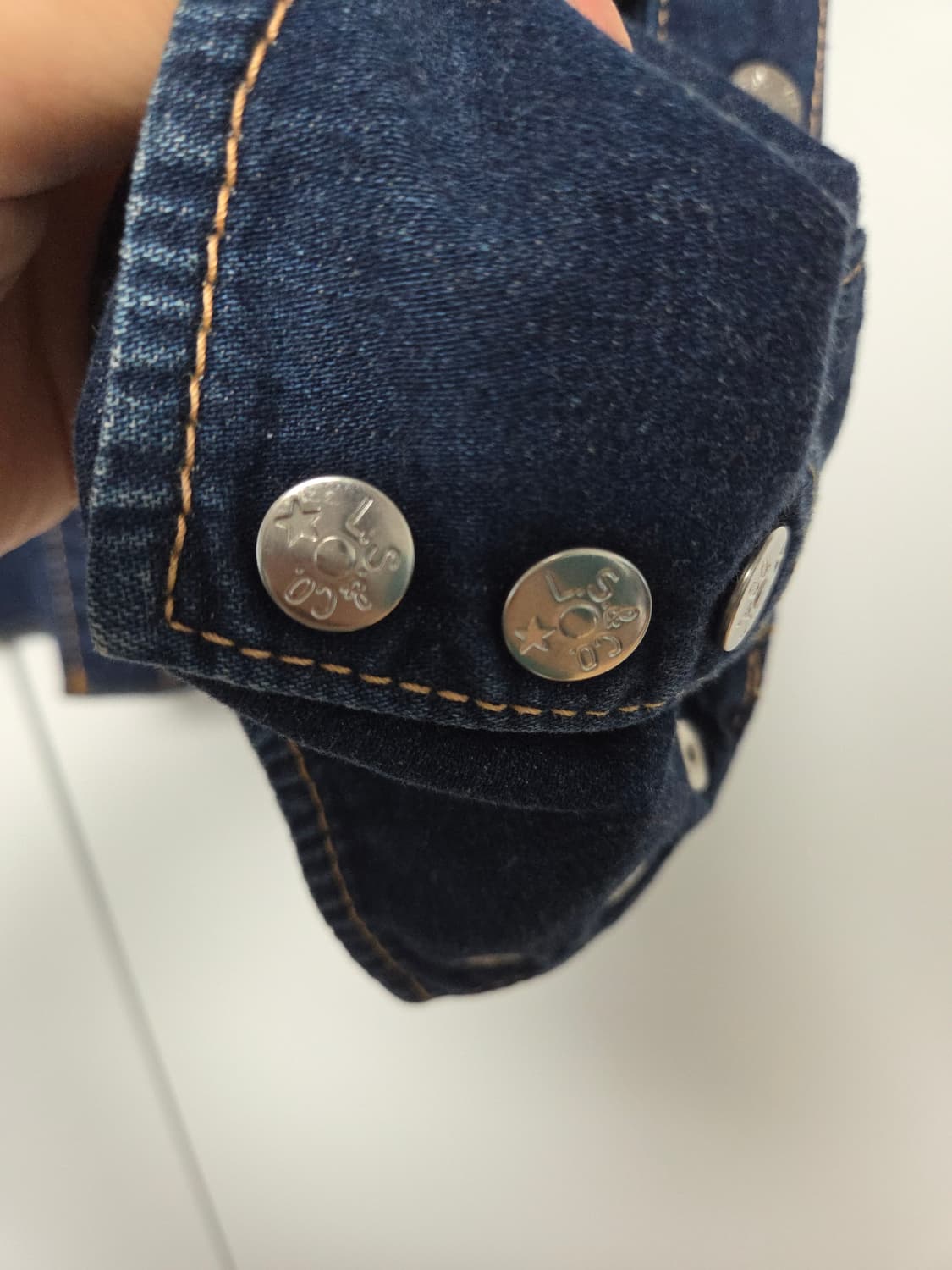 리바이스 LEVIS 타입원 웨스턴 데님셔츠 100 상품이미지5