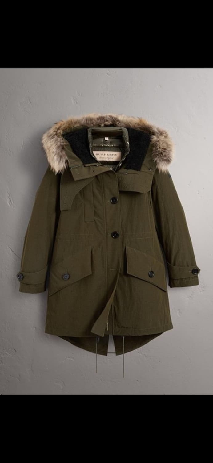 버버리 burberry Ramsford 3 in 1 라쿤퍼 다운 야상 상품이미지9