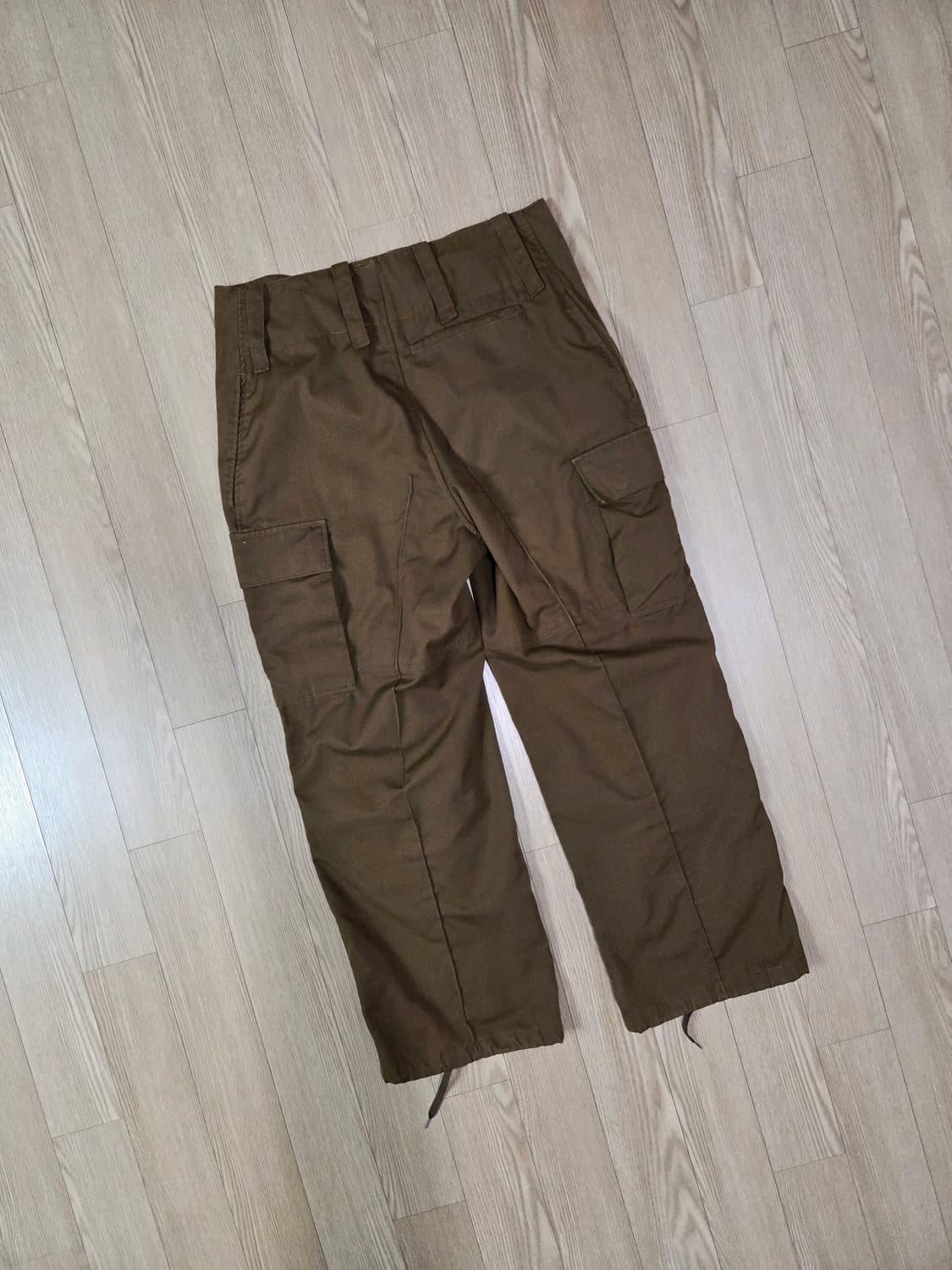 핸드워크 초코 브라운 레귤러 카고 팬츠 상품이미지4