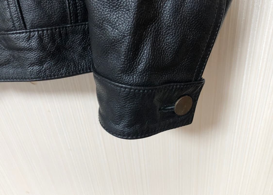 카우하이드 레더 트러커자켓/가죽트러커자켓 XL 상품이미지7