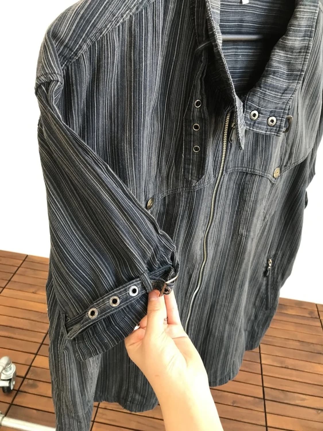Create Barefoot Stripe Utility Shirt 상품이미지6