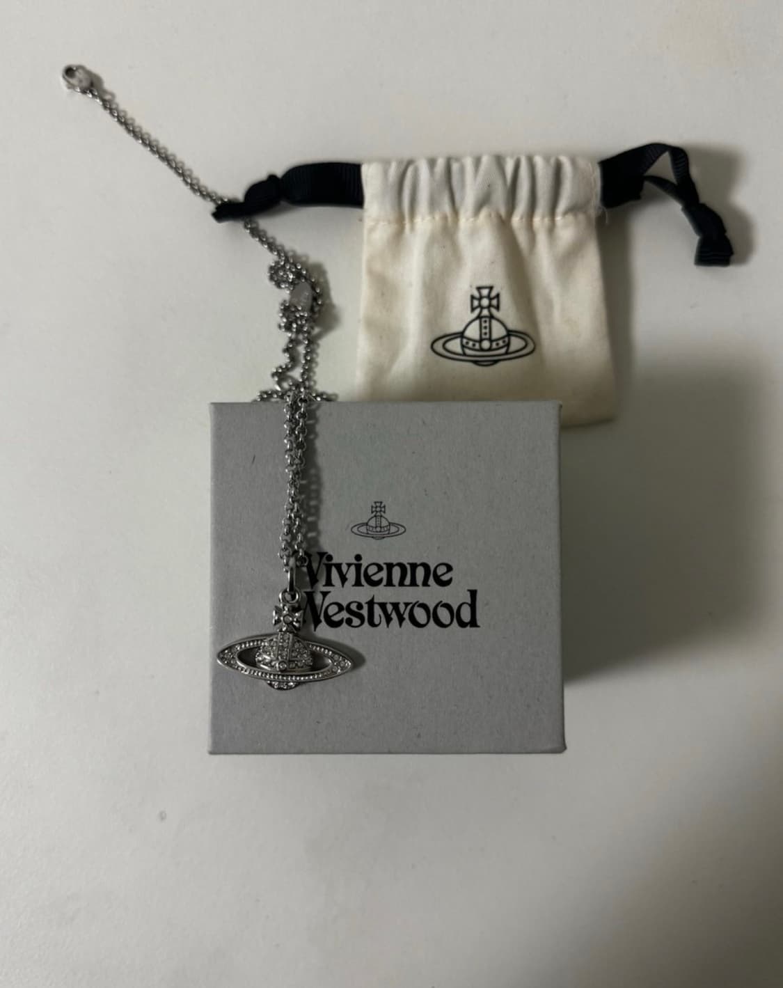 비비안웨스트우드 실버 목걸이 상품이미지2