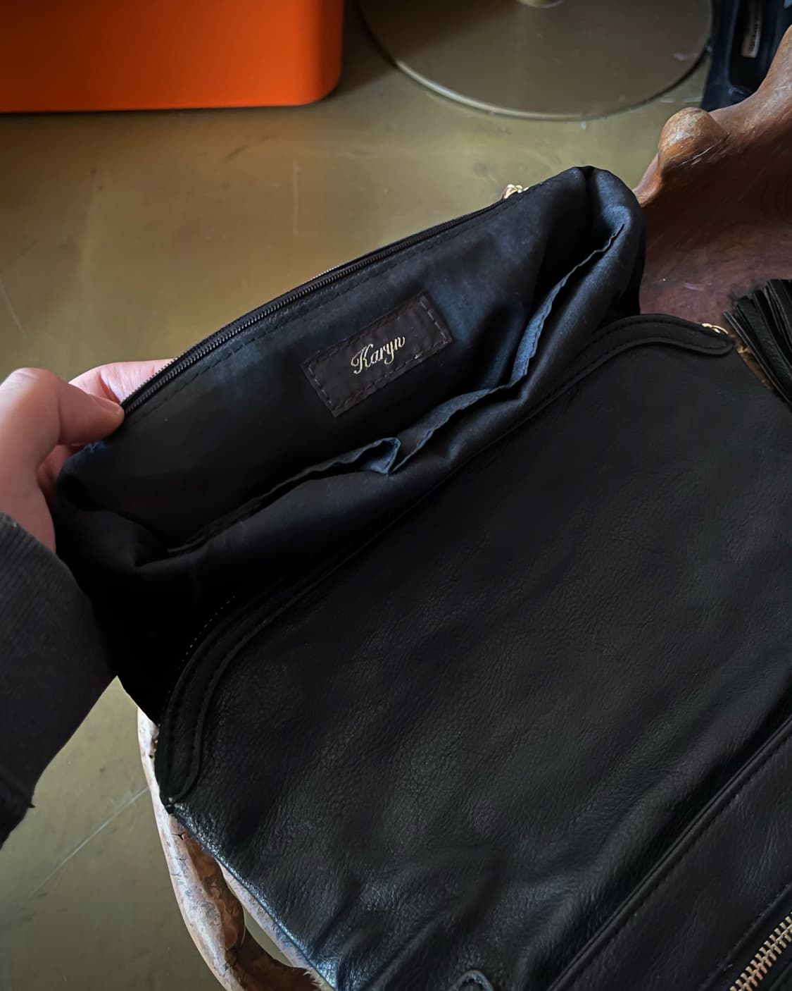 Karyn SEO Calf-Hair Leather Camo Bag 상품이미지7