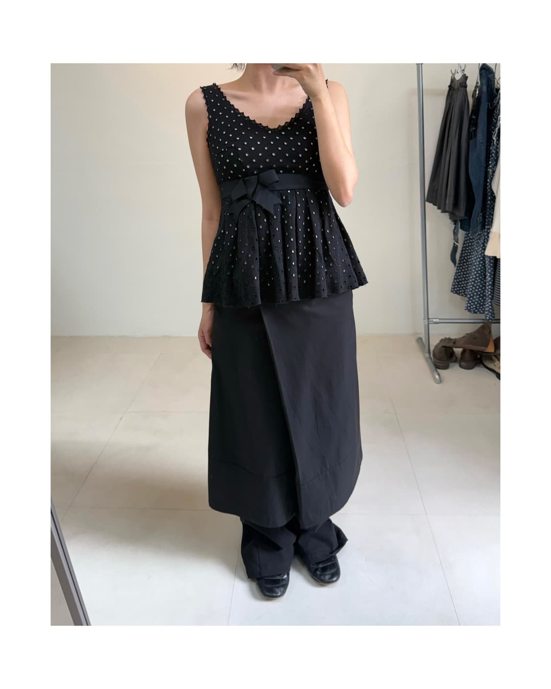 Jill stuart 펀칭 슬리브리스 상품이미지5