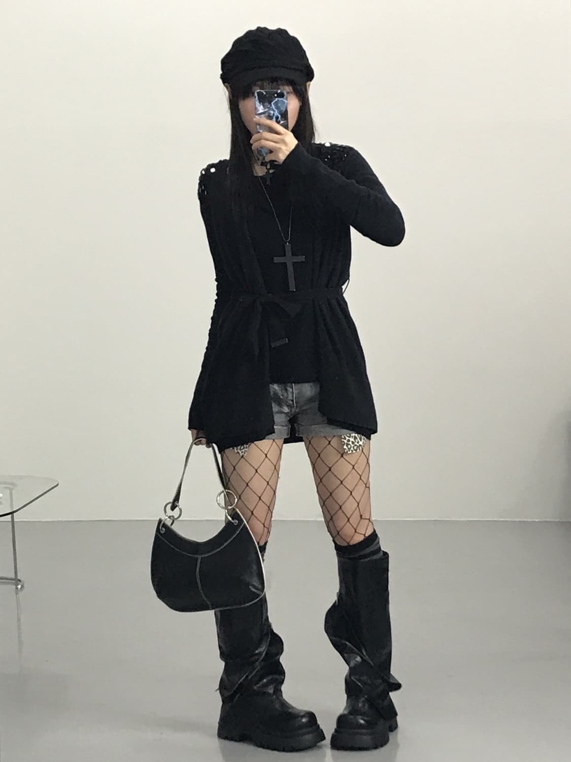 ARMANI Black Cubic Cardigans 상품이미지2