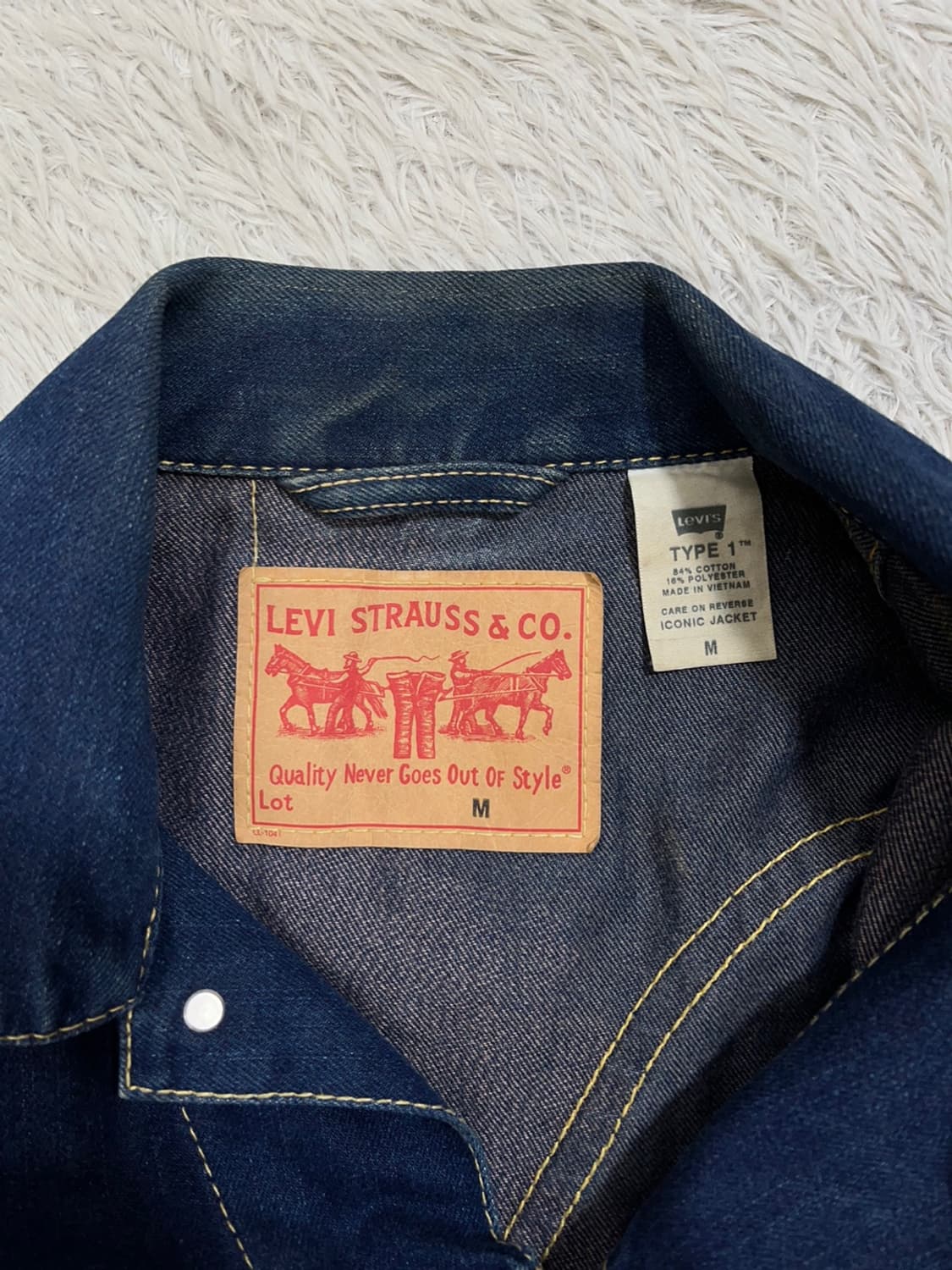 리바이스 TYPE-1 타입원 데님 자켓/#2643 상품이미지6