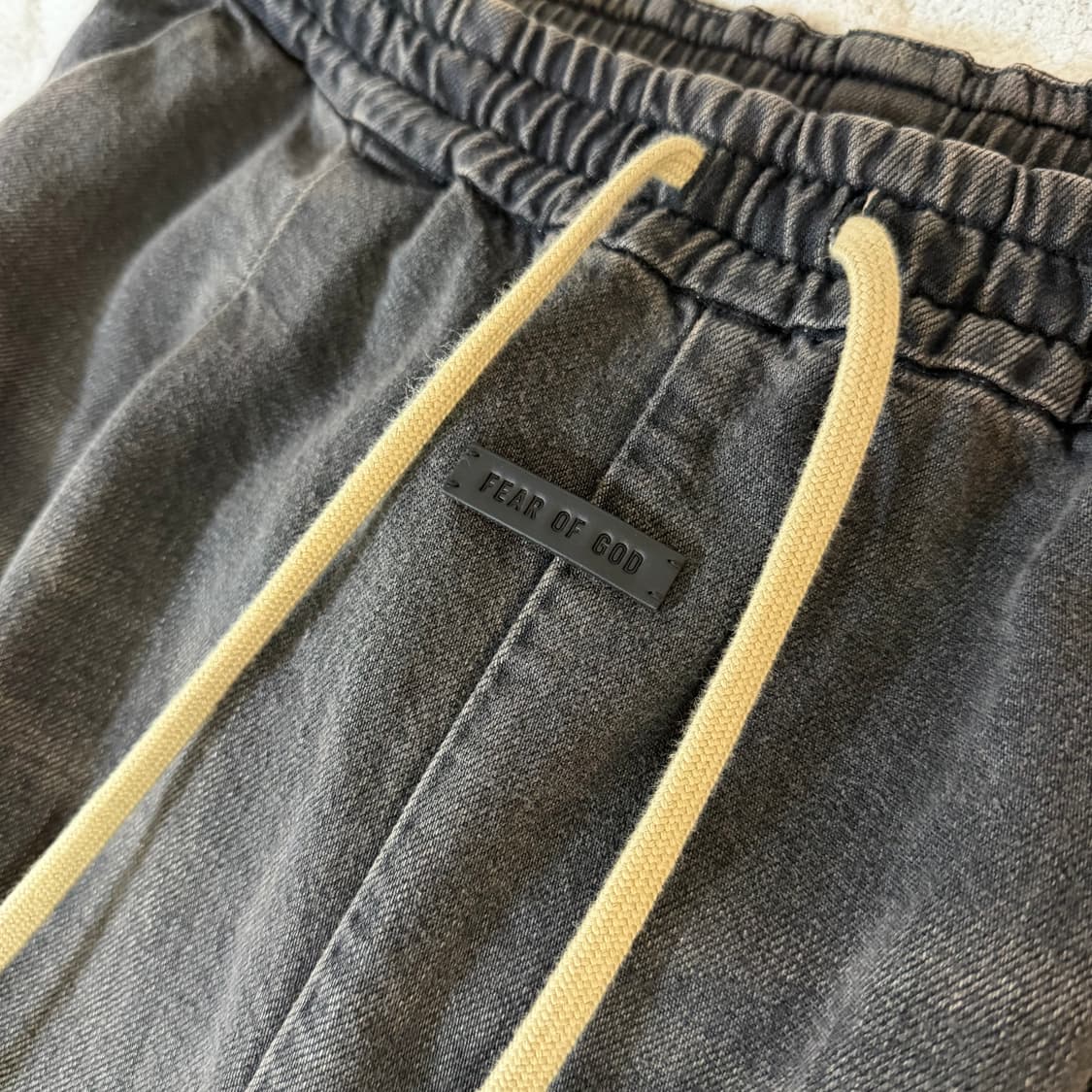 [M] 피어오브갓 8th 카고 팬츠 흑청 상품이미지2