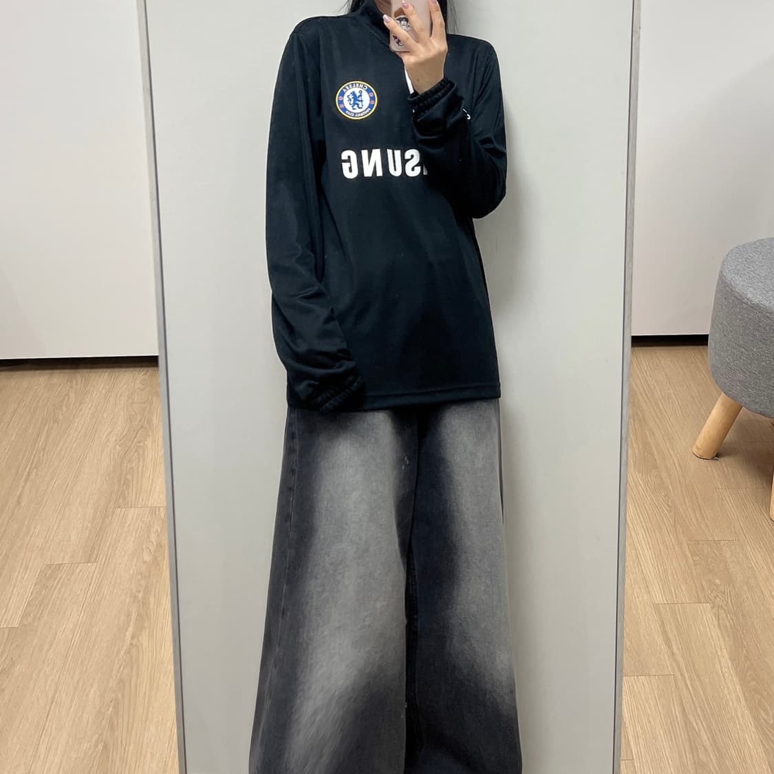 아디다스 첼시 반집업 트레이닝 탑 상품이미지1