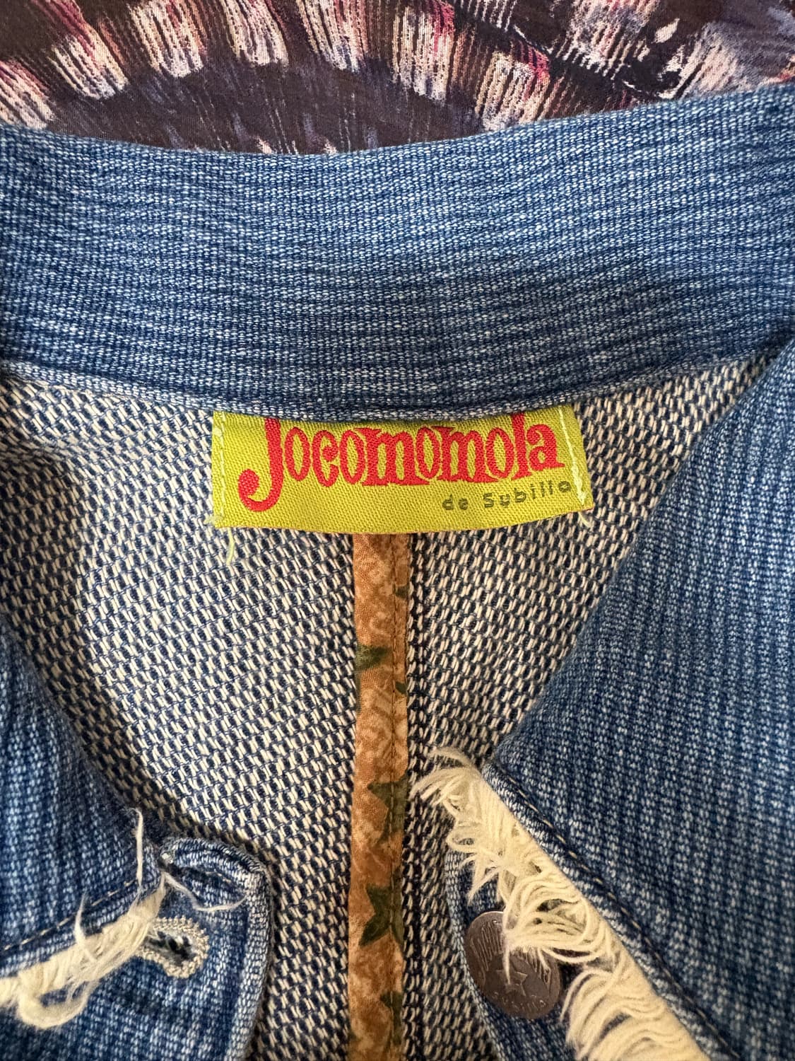 Jocomomola denim shirt jacket 상품이미지2