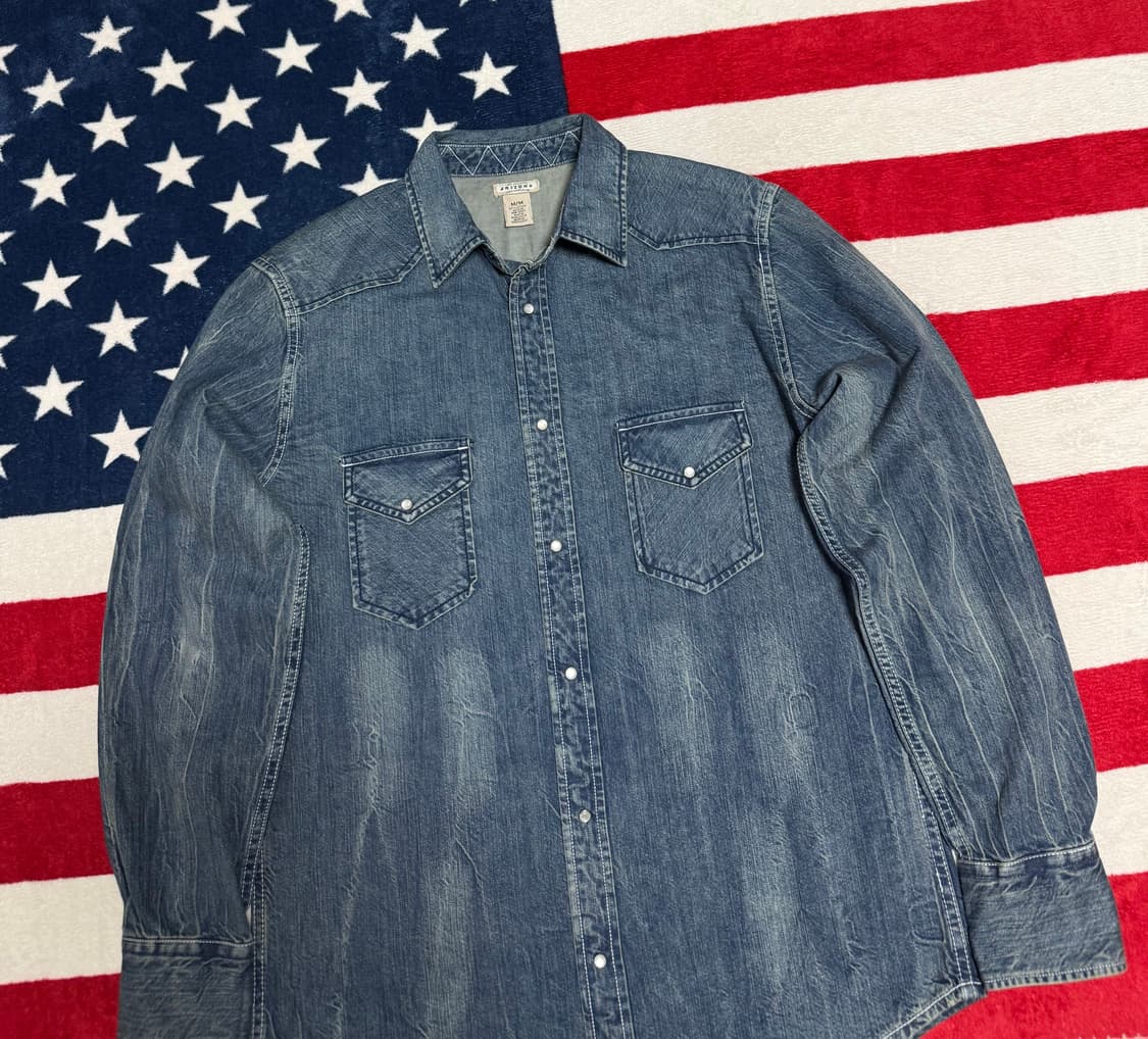Arizona Jean Company 데드스탁 헤비데님 웨스턴셔츠 빈티지 상품이미지7