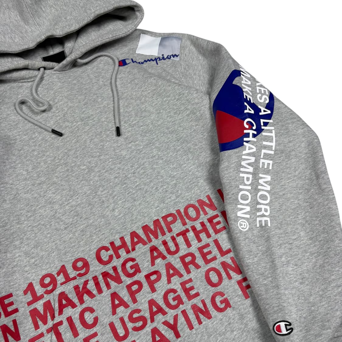 챔피온 그레이컬러 후드티 상품이미지2