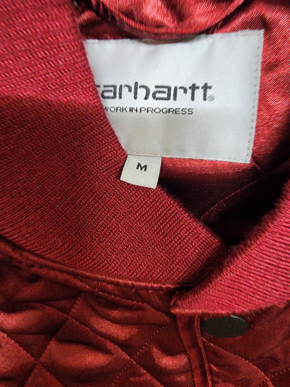 칼하트윕 퀄팅 자켓 스칼렛 상품이미지2