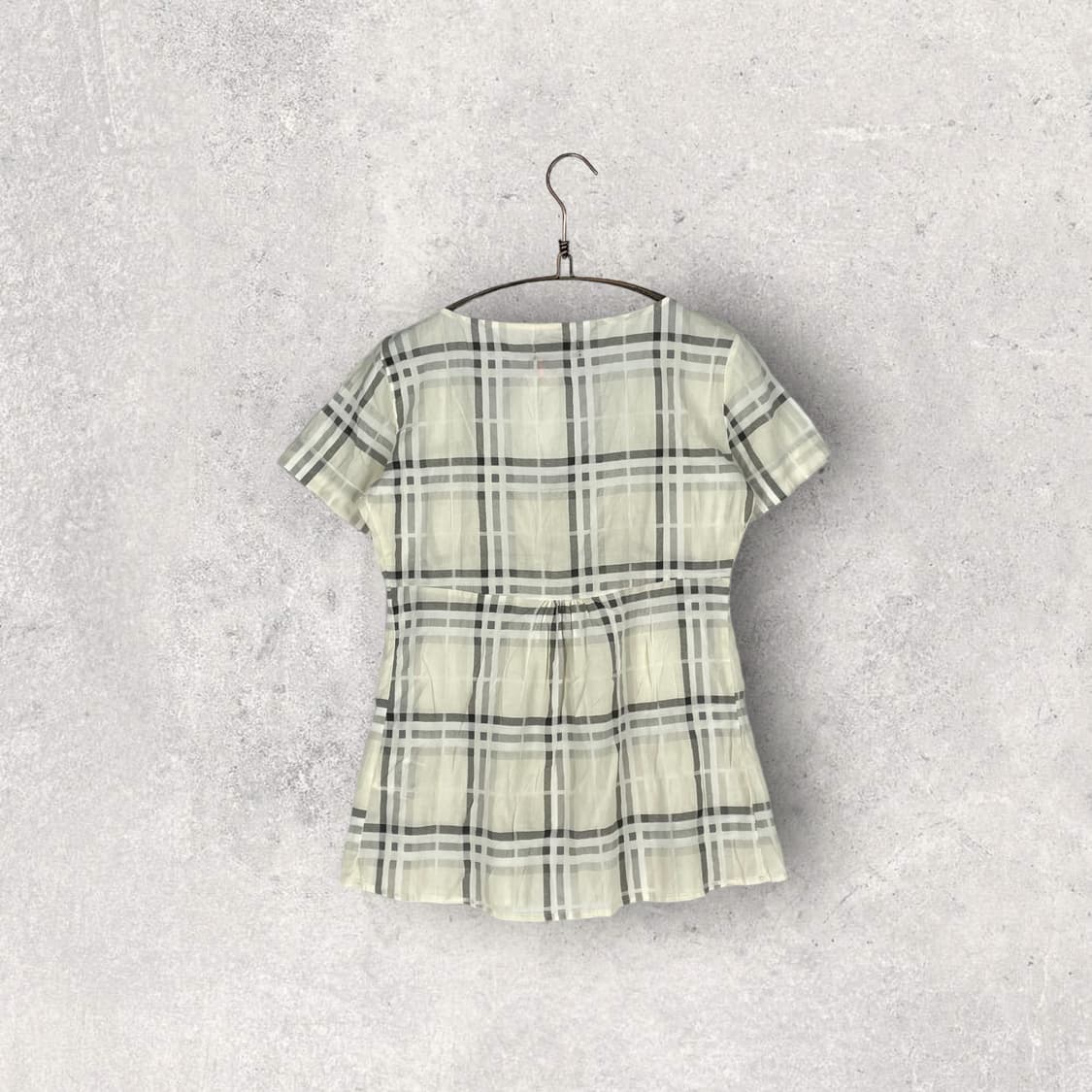 디젤 체크 패턴 반팔 상품이미지2