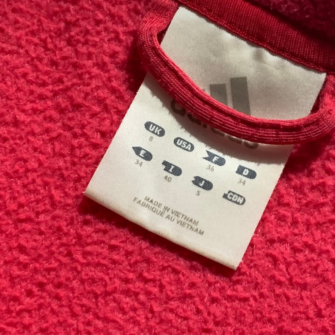 아디다스 핑크 우먼스 후리스 상품이미지4