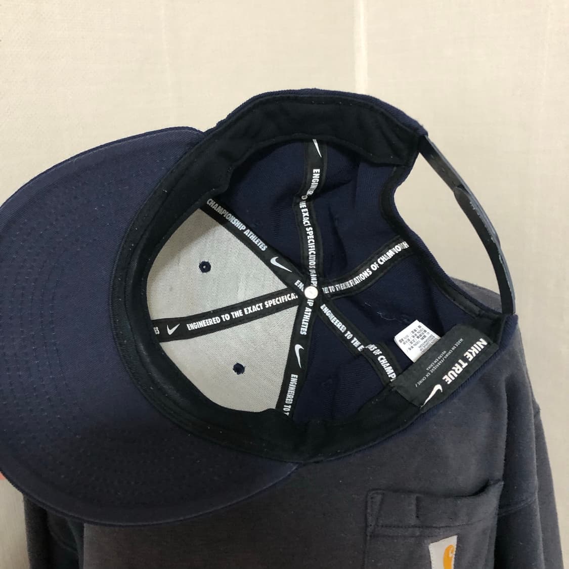 나이키 네이비 스냅백 상품이미지2