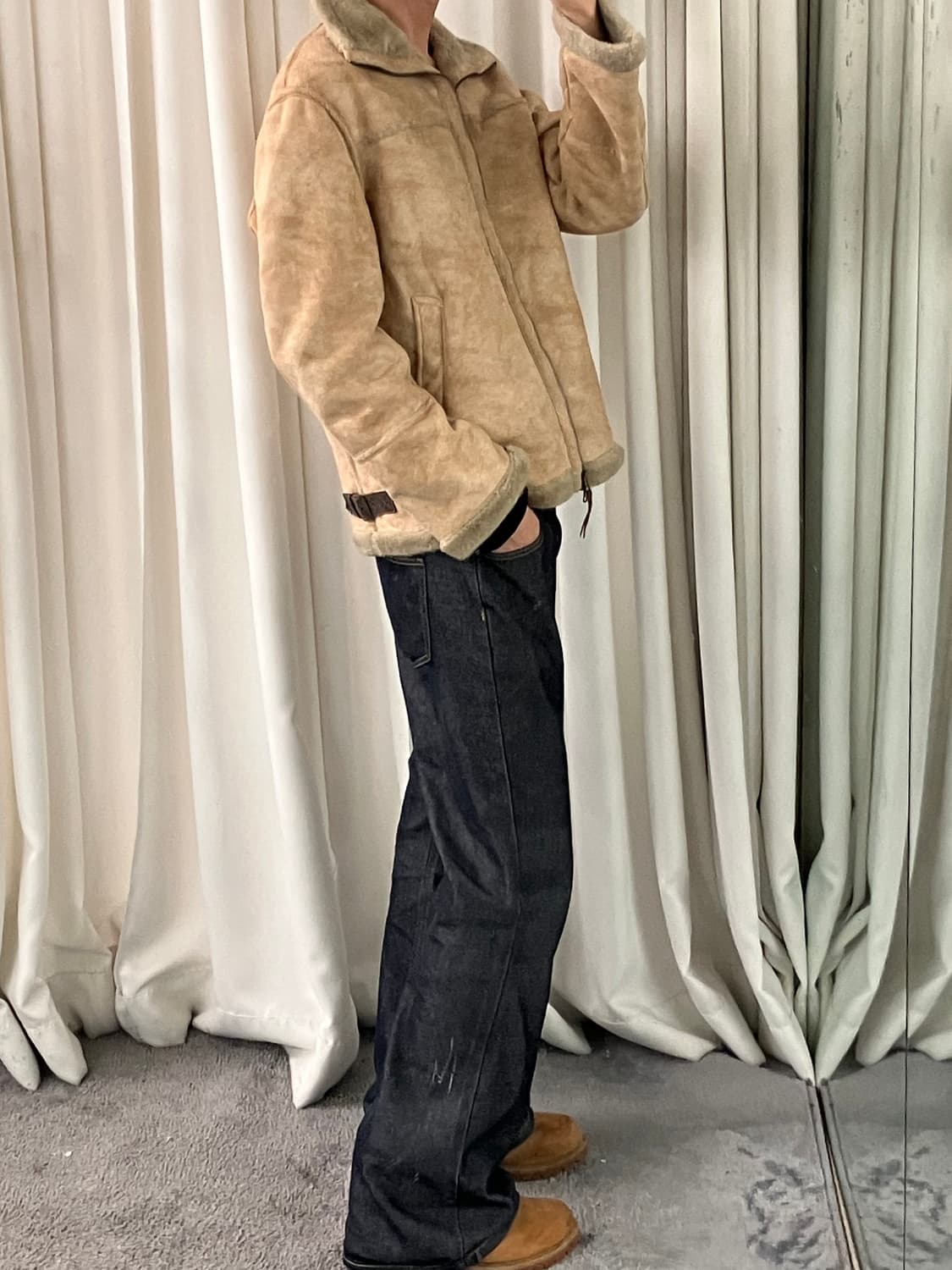 Carter's 카터스 스웨이드 무스탕 자켓 L 상품이미지9