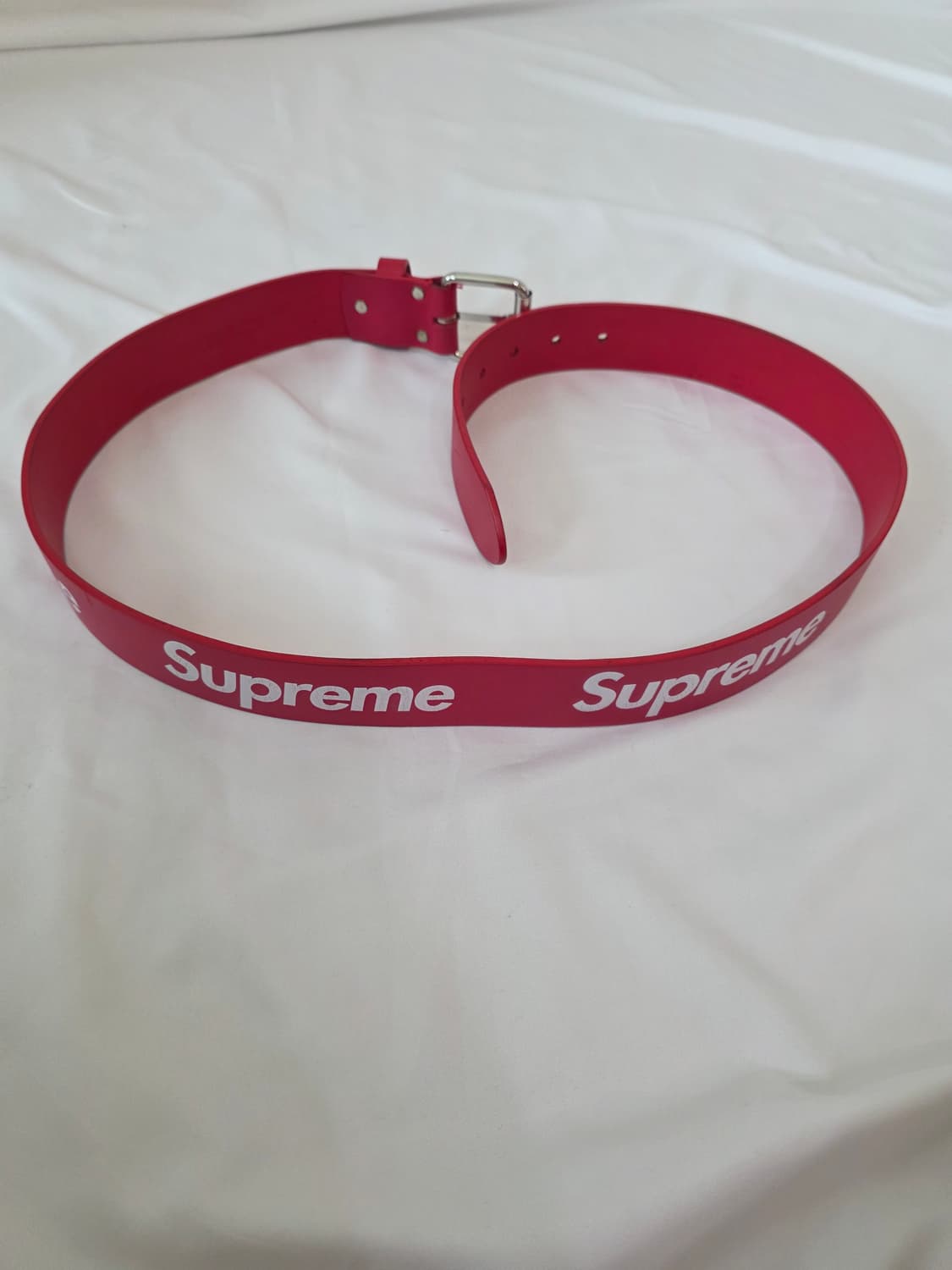 슈프림 리핏 레더 벨트 레드(L-XL) 상품이미지1