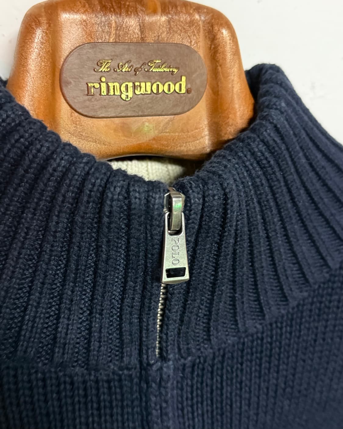 폴로 랄프로렌 코튼 케이블 쿼터 집업 풀오버 XL(18-20) 상품이미지2