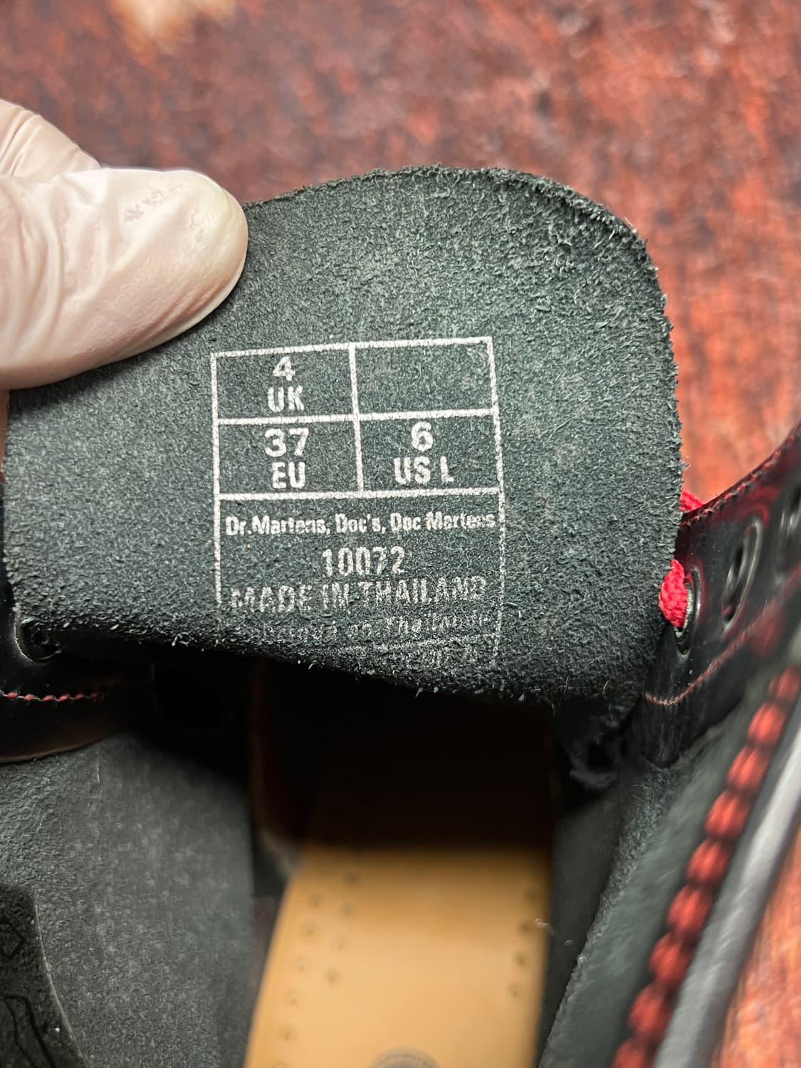 [235] 닥터마틴 1460 8홀 레드 스티치 워커  상품이미지7